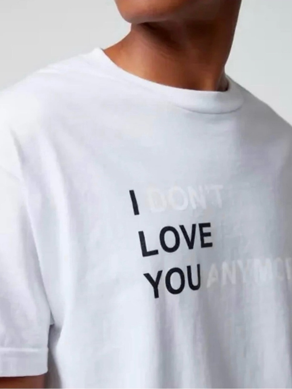 J-Frost Graphic Tee - 'I don’t LOVE YOU anymore' Print
